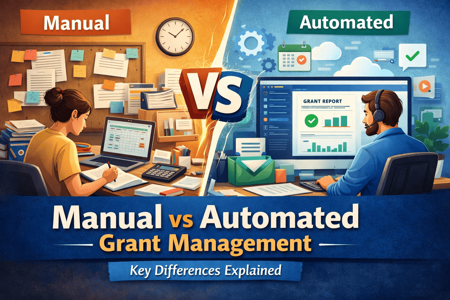 Manual vs Automated Grant Management: Key Differences (And Why It Matters)